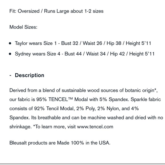 Bleusalt Oversized Top - Picture 8 of 10